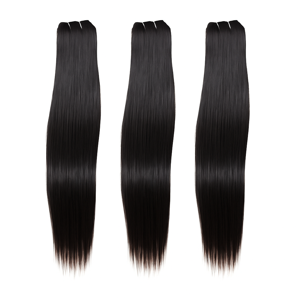 LuxeHair Cheveux 3 Paquets Lisse Vierge Cheveux Humains
